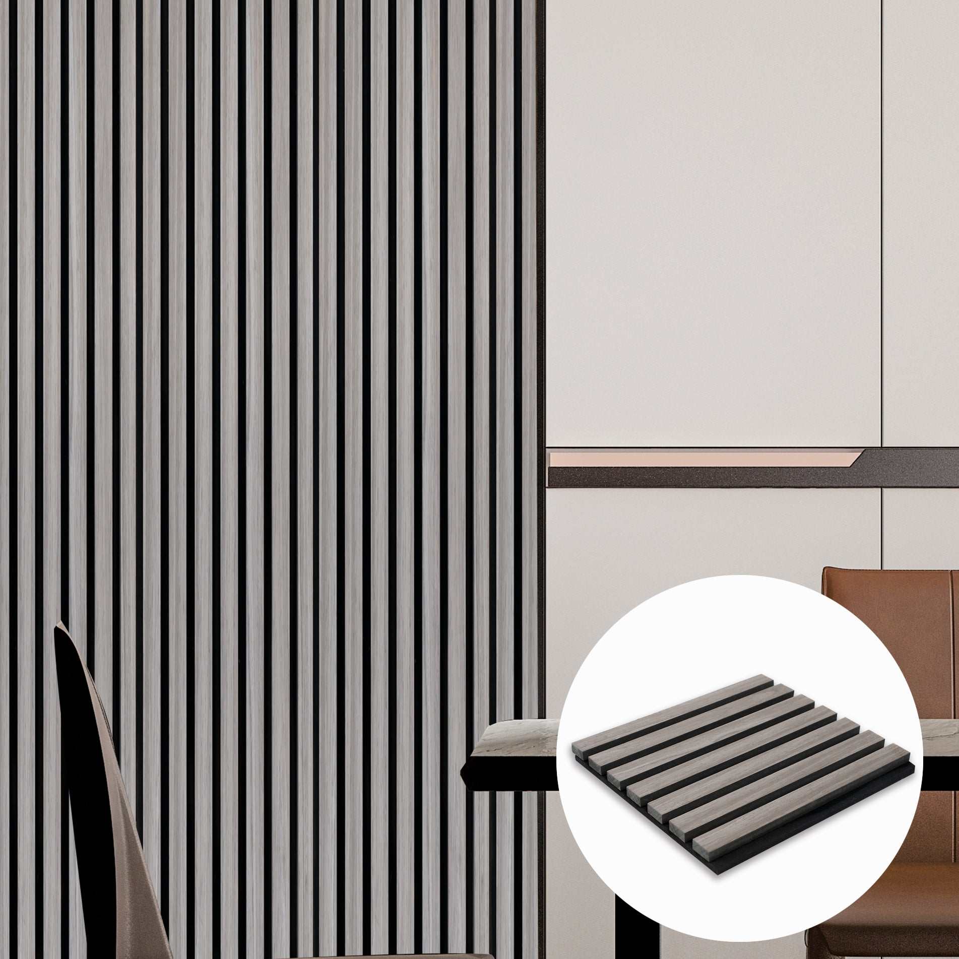 Wood Slat Acoustic Wall Panels