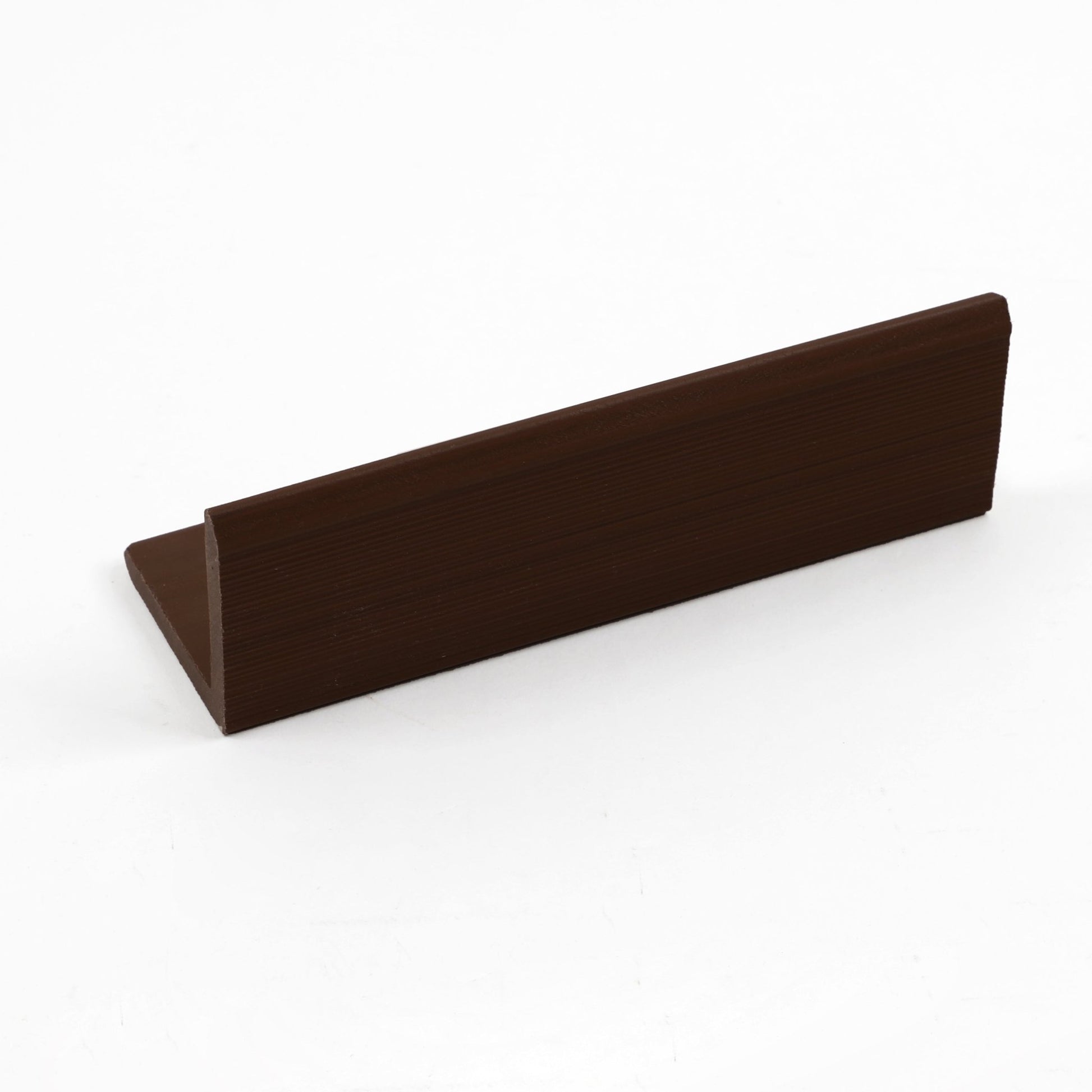 Premium composite cladding wide corner trim with a sleek wooden finish, ideal for NJ homes, durable and stylish.