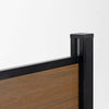 Composite  Fence Co-extrusion Walnut - NewGen Materials & Design 