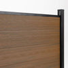 Composite  Fence Co-extrusion Walnut - NewGen Materials & Design 