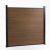 Composite  Fence Co-extrusion Walnut - NewGen Materials & Design 