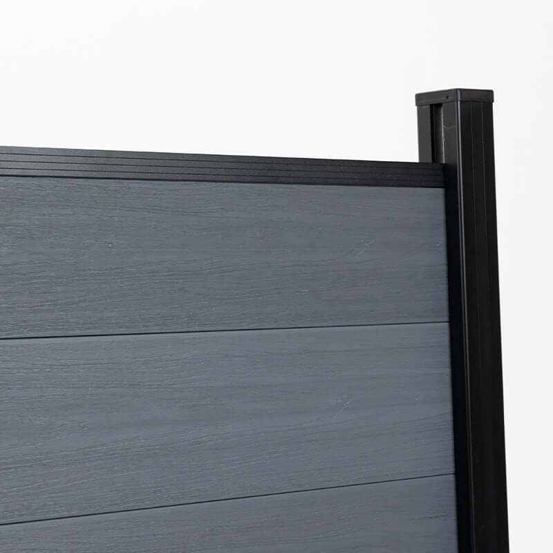 Composite  Fence Co-extrusion Discounted Price -Light Gray - NewGen Materials & Design 