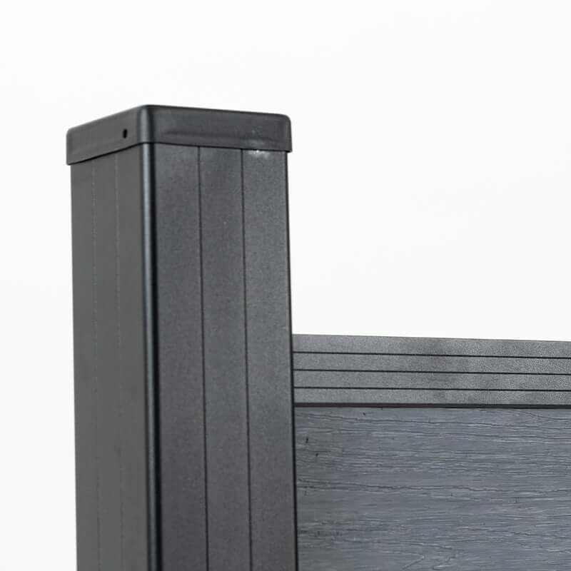 Composite  Fence Co-extrusion Discounted Price -Light Gray - NewGen Materials & Design 