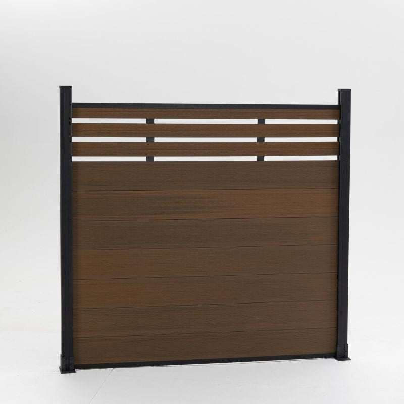 Composite  Fence Co-extrusion Walnut - NewGen Materials & Design 