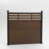 Composite  Fence Co-extrusion Walnut - NewGen Materials & Design 