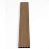 Medium brown walnut composite deck board with co-extruded Ultra Guard, 1x5.5x10 ft, 7 holes, durable for NJ outdoor use.