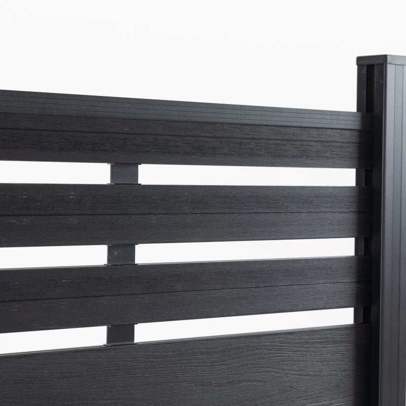 Composite  Fence Co-extrusion Discounted Price -Black - NewGen Materials & Design 