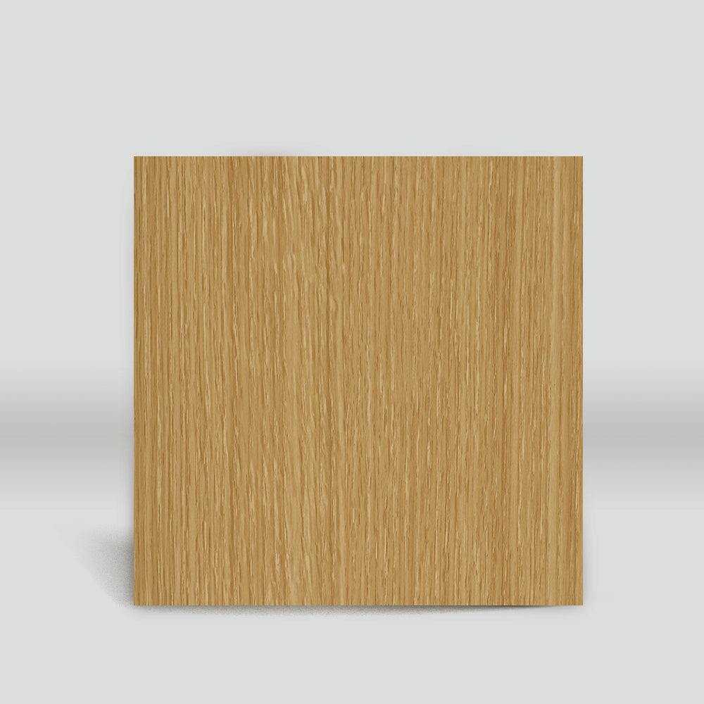 Light brown bamboo veneer panel with visible wood grain, smooth texture, fireproof, waterproof, and scratch-resistant