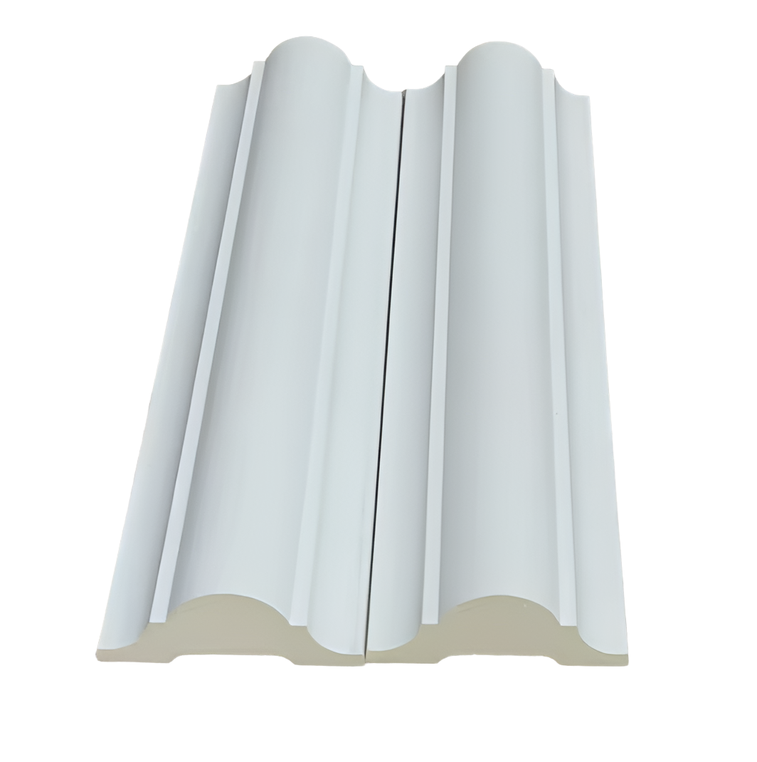 1 5/8 in. x 112 in. White Polyurethane Panel Molding only $1.03 For Linear Foot $12.36 a Pieces  48 Pieces per Box - NewGen Materials & Design 