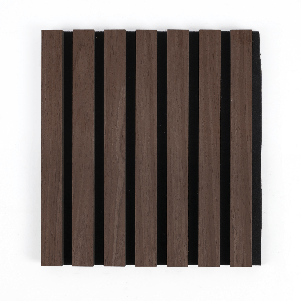 Rustic brown wooden slat wall panel with black epoxy resin gaps, industrial style, perfect for NJ homes or offices.