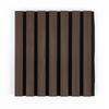 Rustic brown wooden slat wall panel with black epoxy resin gaps, industrial style, perfect for NJ homes or offices.