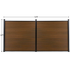 Composite  Fence Co-extrusion Walnut - NewGen Materials & Design 