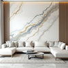 Luxe Gold Vein Marble UV Protected PVC Wall Panel - 4x8 ft, Fireproof & Waterproof, Indoor Use for Home & Office (32 sq. ft)